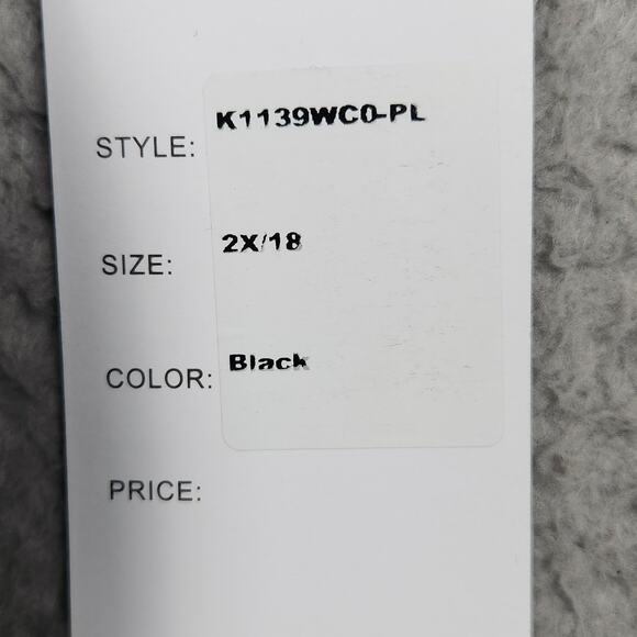 UNIQUE VINTAGE Vest Womens 2X Black Music Notes Stars Pockets V-Neck NWT - Picture 8 of 14